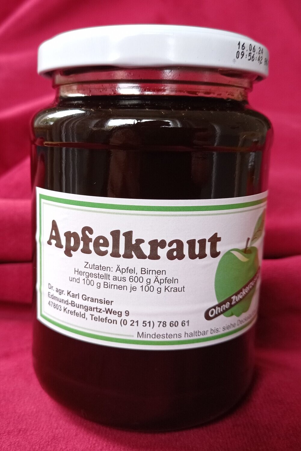Apfelkraut ohne Zuckerzusatz
