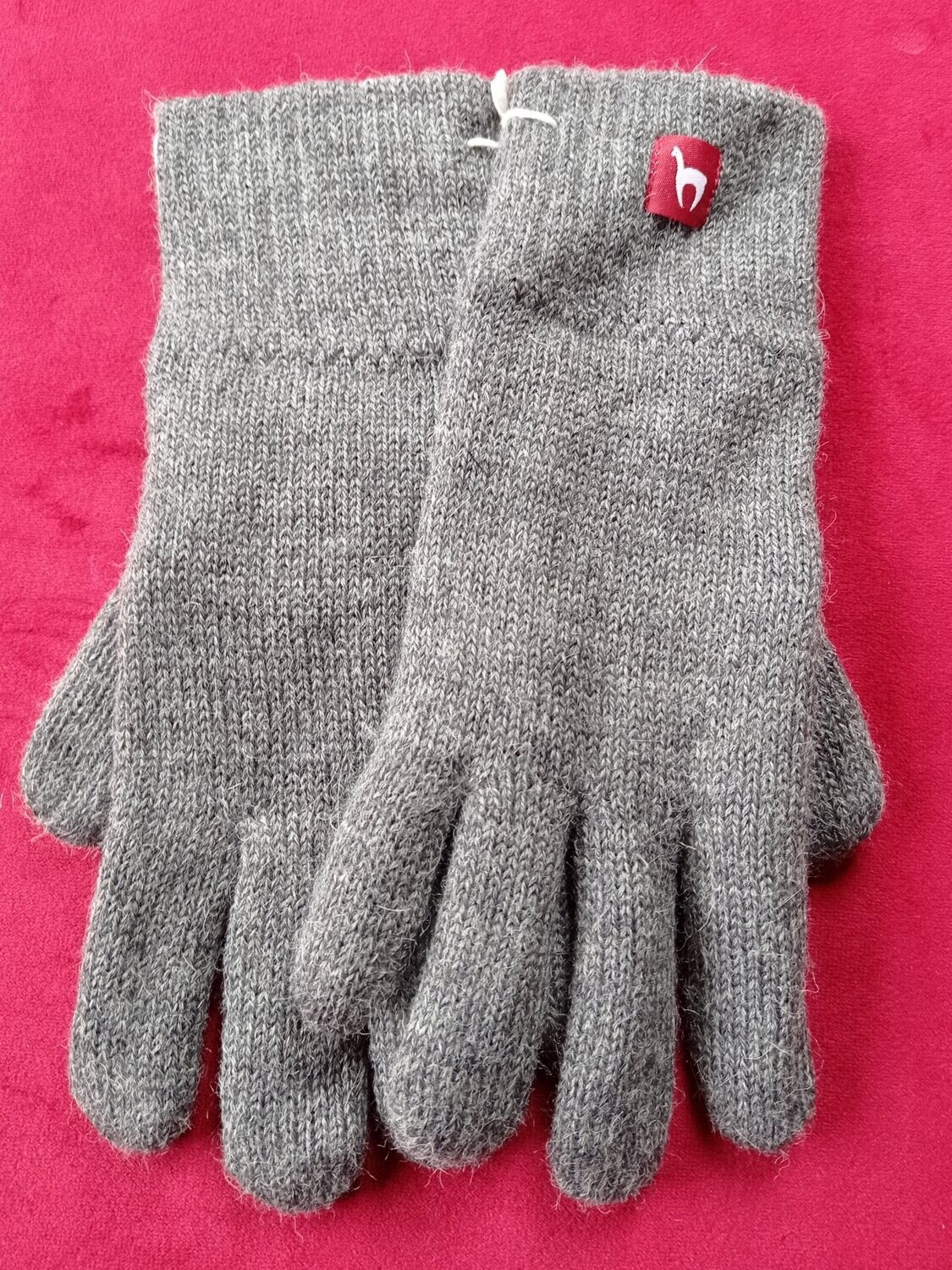 Handschuhe Uni gefüttert in anthrazit