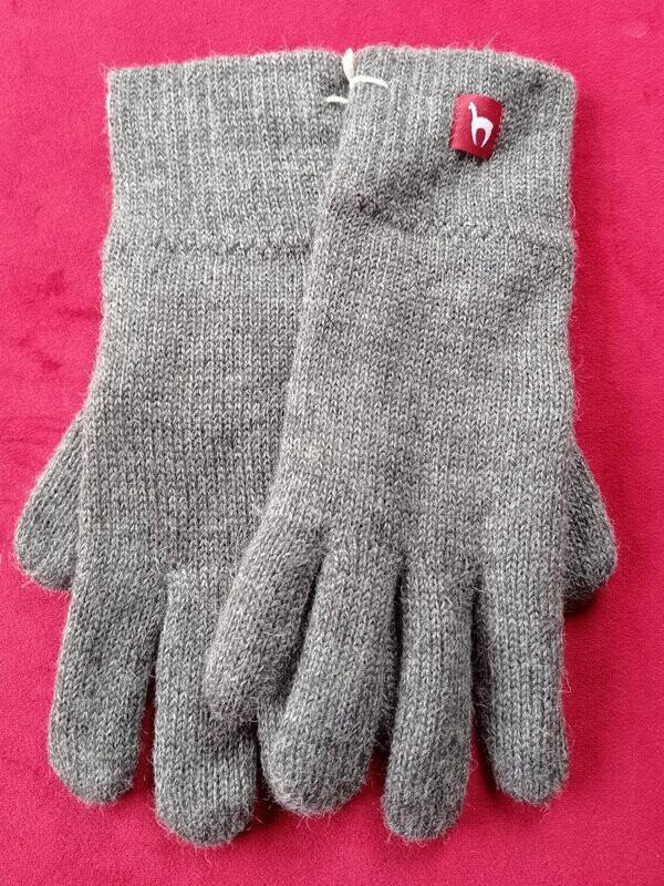 Handschuhe Uni gefüttert in anthrazit