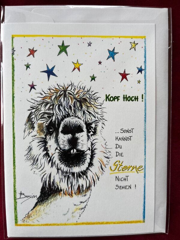 Karte "Kopf Hoch!"