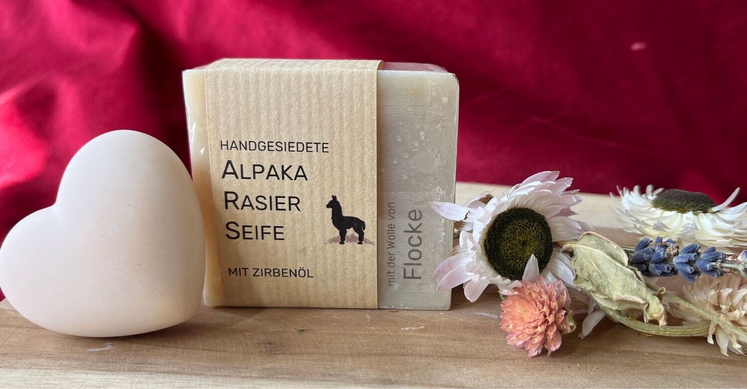Alpaka Rasier- Seife