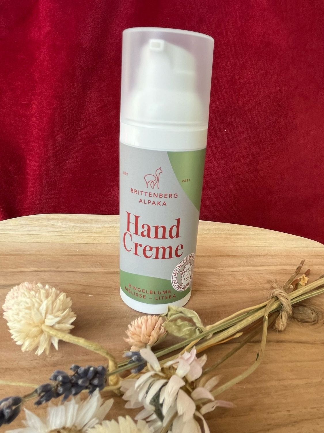 Alpaka Hand Creme, Ringelblume - Melisse - Litsea Inhalt 50 ml