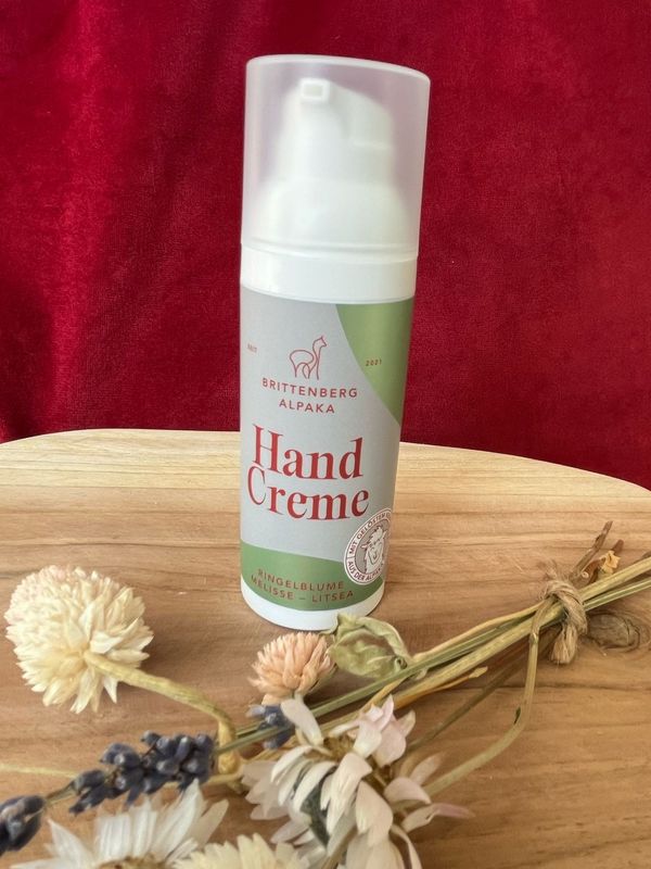 Alpaka Hand Creme, Ringelblume - Melisse - Litsea Inhalt 50 ml Alpaka Hand Creme, Ringelblume - Melisse - Litsea Inhalt 50 ml
