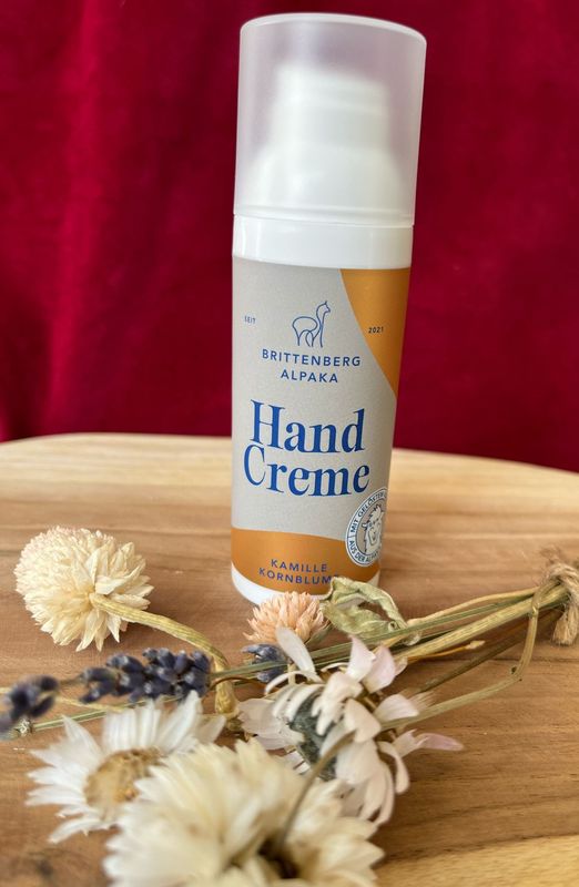 Alpaka Hand Creme, Kamille - Kornblume Inhalt 50 ml Alpaka Hand Creme, Kamille - Kornblume Inhalt 50 ml