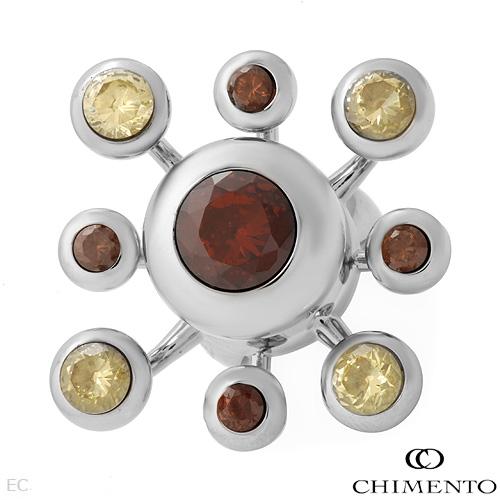Anillo CHOICE BY CHIMENTO / Colección SHADE / Acero inoxidable con 6.50ctw de Circonios Cúbico / Tamaño 4