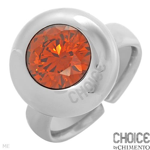 Anillo CHOICE BY CHIMENTO / Colección SHADE / Acero inoxidable y 6.50ctw de circonios / Tamaño 9