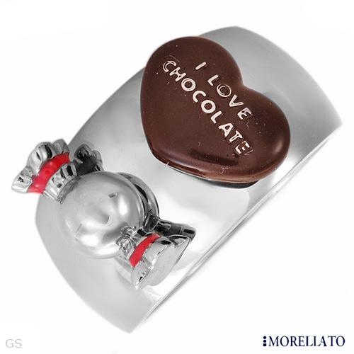 Anillo MORELLATO/ Colección HAPPY CHARMS / Diseñado en metal y dos tonos de esmalte / Tamaños 6, 6.5, 8.0, 8.5