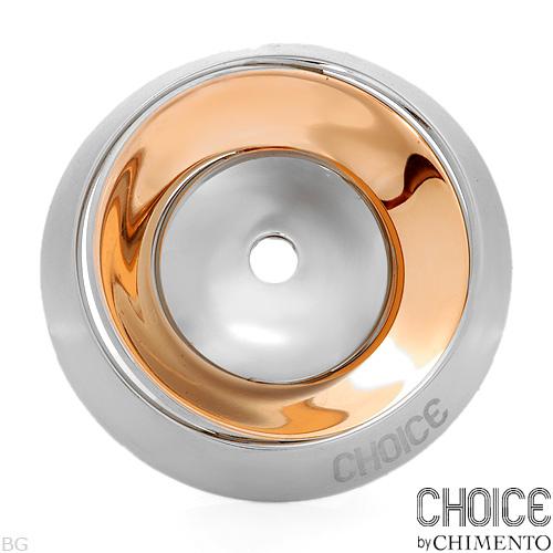 Anillo Choice by Chimento / Colección Magic / Acero inoxidable chapado en oro 18K/StSl  / Tamaño 4