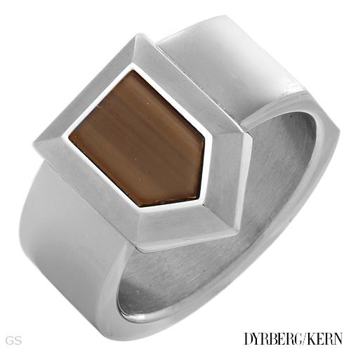 Anillo para Caballeros Dyrberg / Kern de Dinamarca! / Pulido y ensamblado a mano / Tamaño 9.5