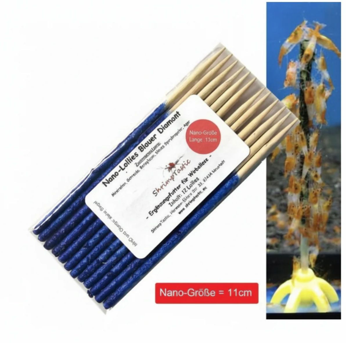 Nano-Lollies Blauer Diamant (12 Stück) Nano-Lollies Blauer Diamant (12 Stück)