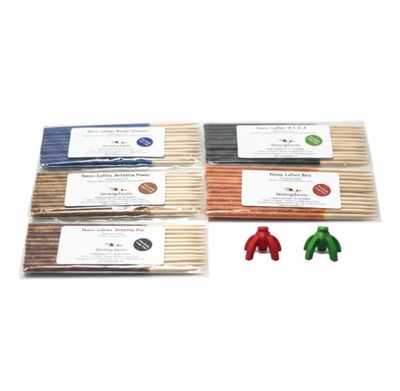 Nano-Lollies Spar-Set 11cm / 5x12 Lollies + 2 Halter