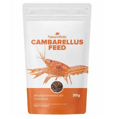 NatureHolic Cambarellusfeed – Hochwertiges Zwergkrebsfutter für CPO & andere Zwergkrebse (30 g) NatureHolic Cambarellusfeed – Hochwertiges Zwergkrebsfutter für CPO & andere Zwergkrebse (30 g)