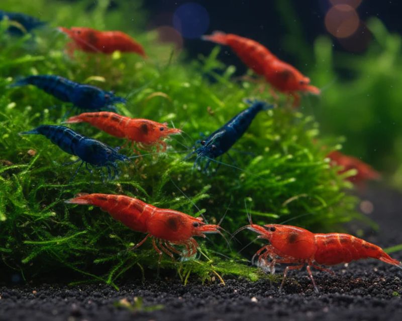 Blaue & Rote Garnelen – Mix (20 St.) – Neocaridina davidi Blaue & Rote Garnelen – Mix (20 St.) – Neocaridina davidi