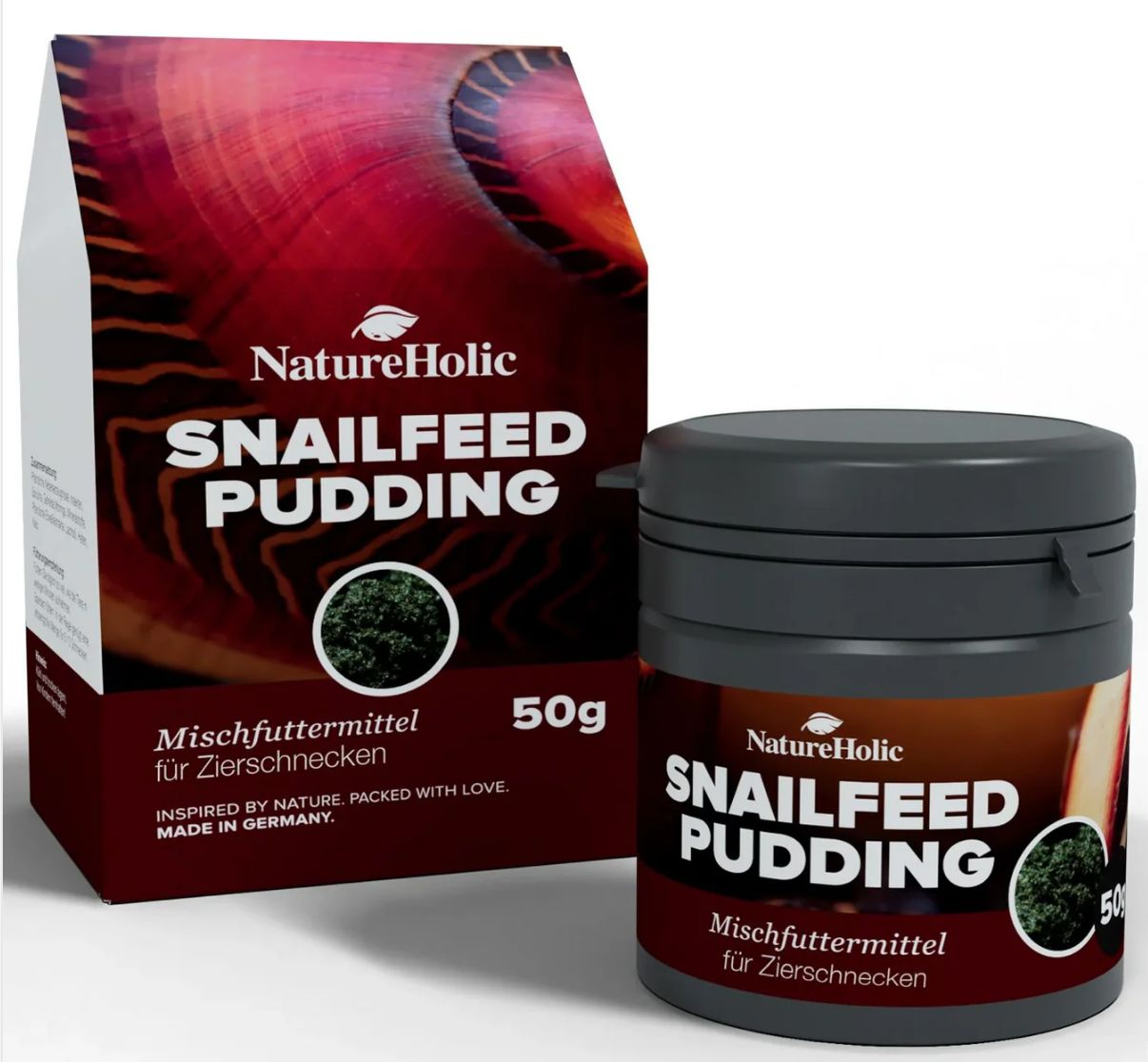 NatureHolic - Schneckenfeed Pudding - 50g Snailfeed Pudding NatureHolic - Schneckenfeed Pudding - 50g Snailfeed Pudding
