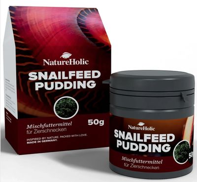 NatureHolic - Schneckenfeed Pudding - 50g Snailfeed Pudding NatureHolic - Schneckenfeed Pudding - 50g Snailfeed Pudding