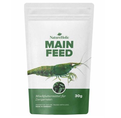 NatureHolic - Mainfeed Garnelenfutter - 30g NatureHolic - Mainfeed Garnelenfutter - 30g