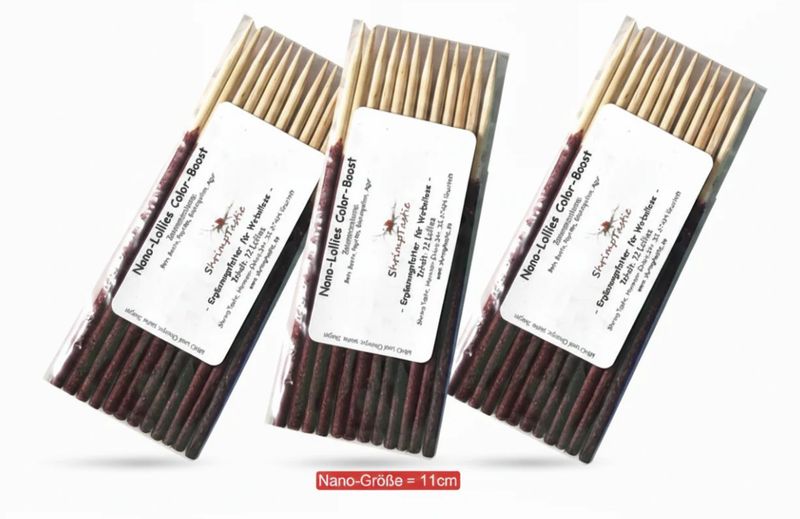 3 er Pack Nano-Lollies Color-Boost (12 Stück) 3 er Pack Nano-Lollies Color-Boost (12 Stück)