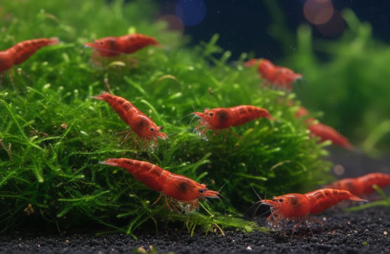 10 Red Sakura Garnelen +1 Becher Vesicularia montagnei InVitro Christmas Moos Aquarienpflanze 10 Red Sakura Garnelen +1 Becher Vesicularia montagnei InVitro Christmas Moos Aquarienpflanze