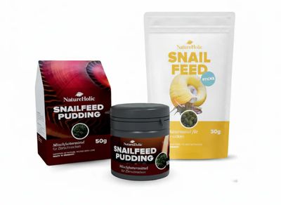 NatureHolic - Schnecken Futter Paket - Snailfeed Sticks / Snailfeed Power-Paste NatureHolic - Schnecken Futter Paket - Snailfeed Sticks / Snailfeed Power-Paste