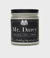 Mr Darcy 9 oz Glass Soy Candle