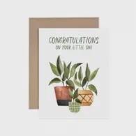 Little One Congratulations Greeting Card