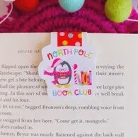 North Pole Book Club Magnetic Bookmark