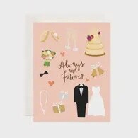 Always and Forever Wedding Card
