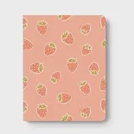 Strawberry Picking Lined Notebook 8.5x11