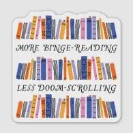 Binge Reading Sticker