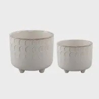 Moon Phase Footed Planter, 6 inch