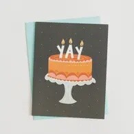 Yay Birthday Greeting Card