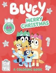 Bluey Merry Christmas: A Coloring Book