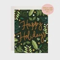 Holiday Foliage Greeting Card