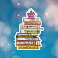 ACOTAR bookstack sticker