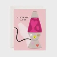 I Lava You Greeting Card