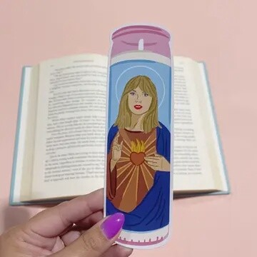 Taylor Candle Die Cut Bookmark