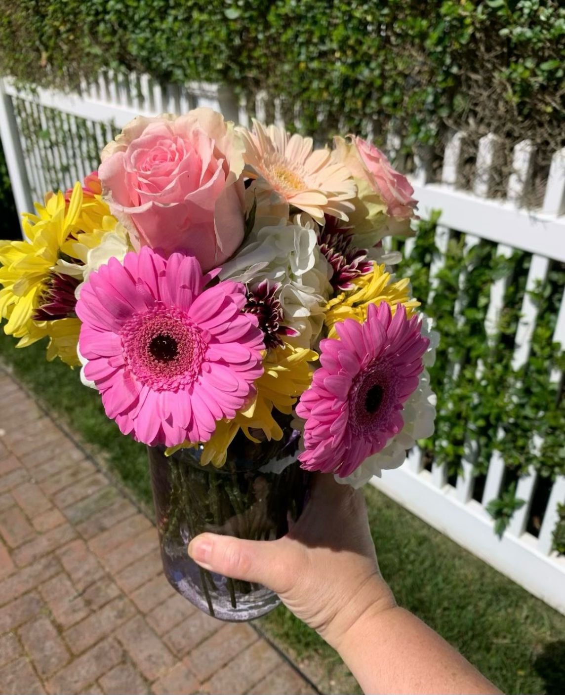 $60 Seasonal Fresh Flower Vase Arrangement