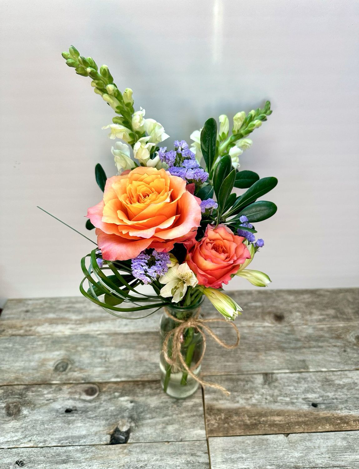 $45 Seasonal Fresh Flower Vase Arrangement - Designer’s Choice - Actual Flowers May Vary