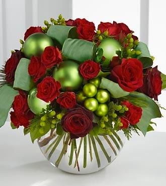 $250 Seasonal Fresh Flower Christmas Arrangement