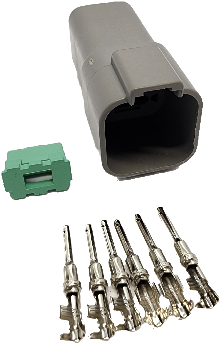 6-Pin Deutsch Socket (DT04-6P)
