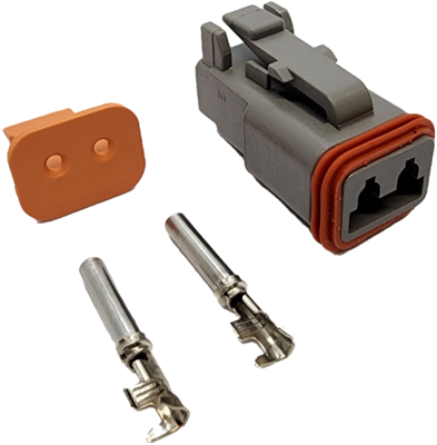 2-Pin Deutsch Plug (DT06-2S)