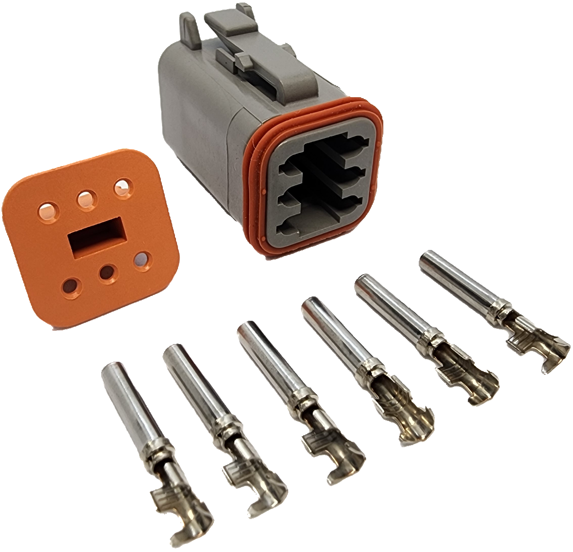 6-Pin Deutsch Plug (DT06-6S)