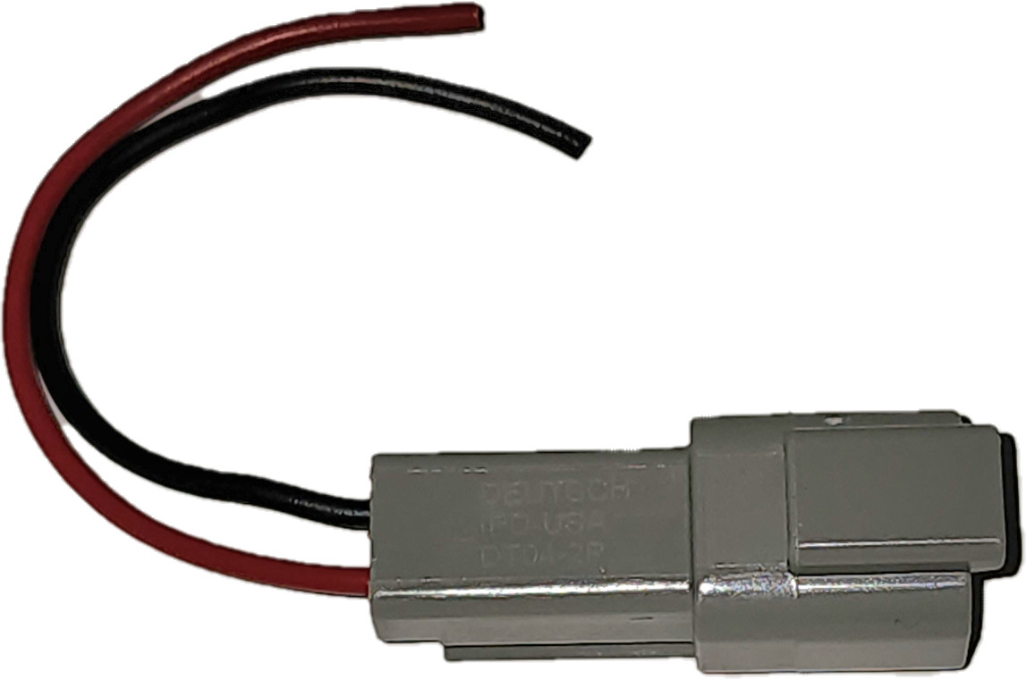 2-Pin Deutsch socket with wire tail (PAIR)