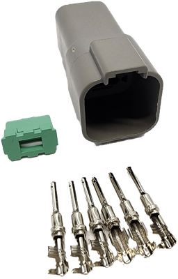 6-Pin Deutsch Socket (DT04-6P)