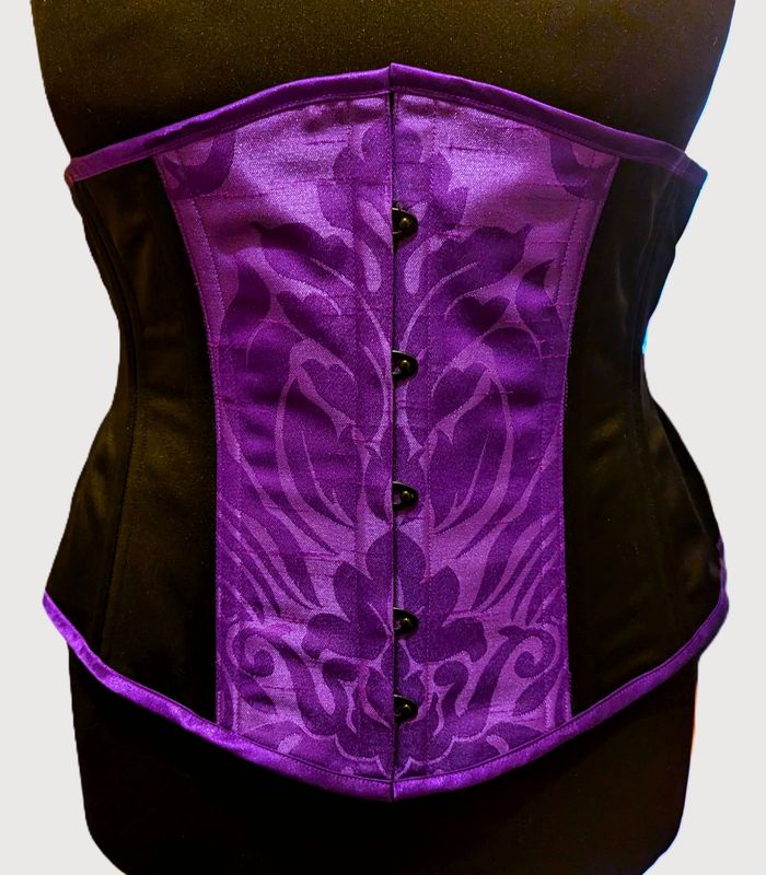 32" Underbusk Satin Damask Corset