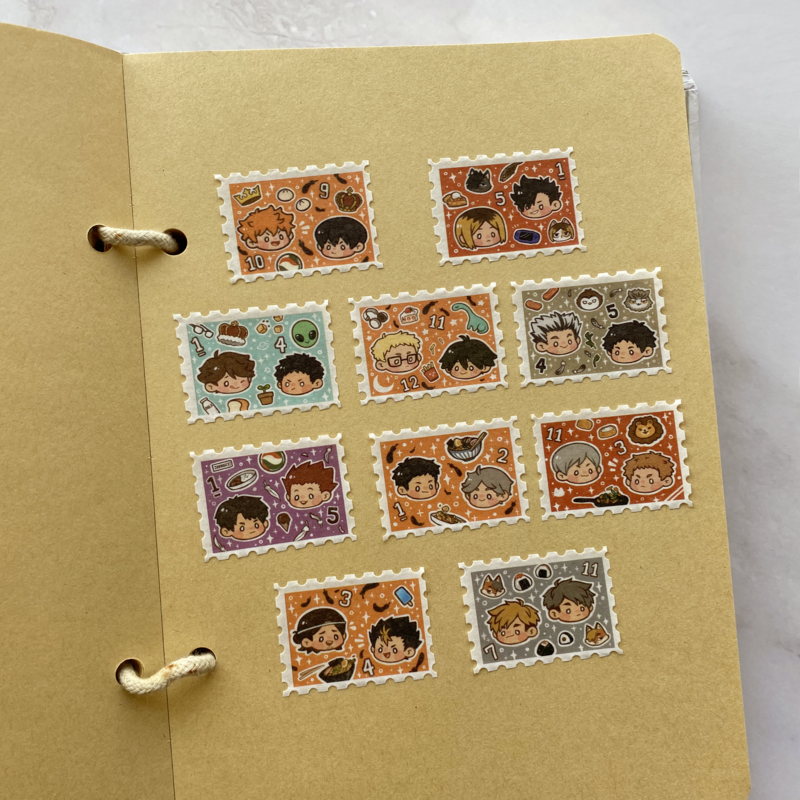 Haikyuu Stamp Washi Tape