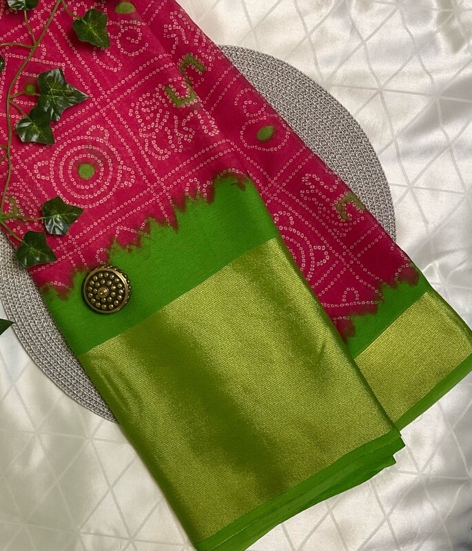 Semi Georgette Saree Semi Georgette Saree