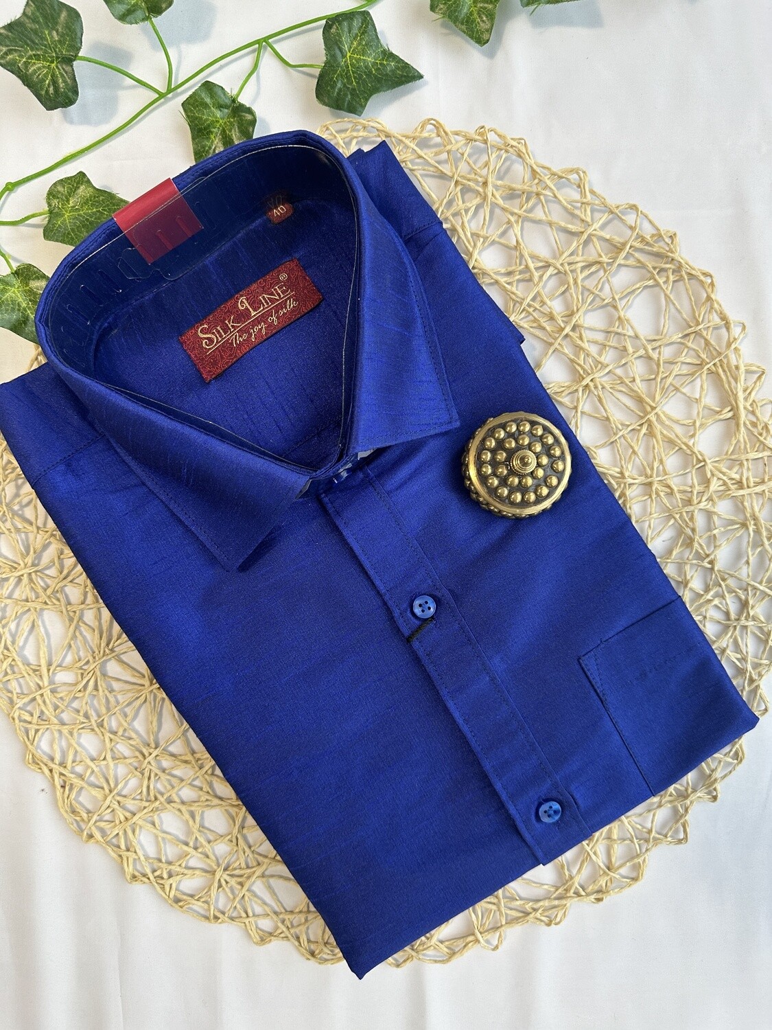 Semi Dupion Silk Shirt