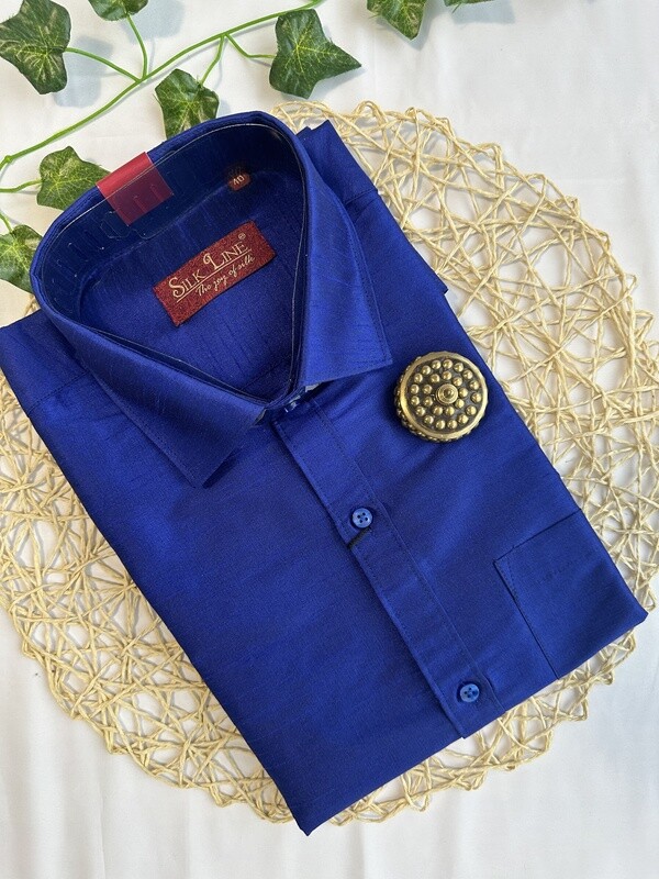 Semi Dupion Silk Shirt