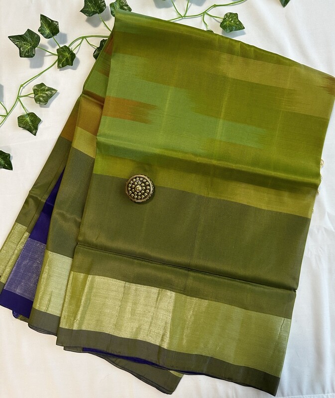 Ikkat Silk Mix Saree